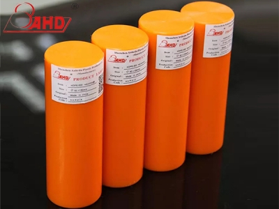 HDPE-500 rod orange