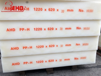 PP-H polypropylene sheet white